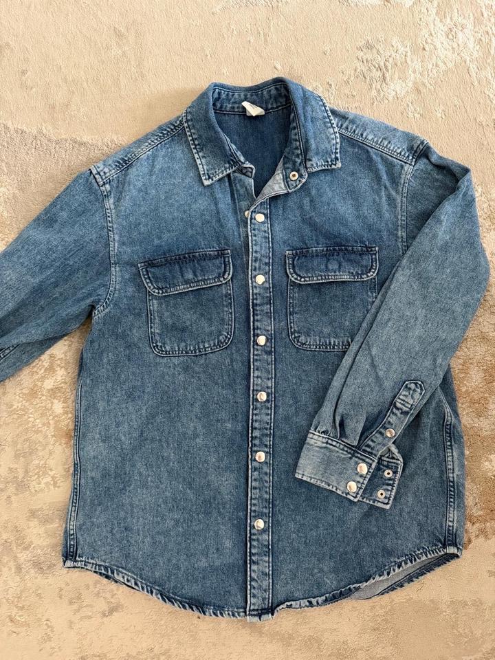 Джинсовая рубашка HM