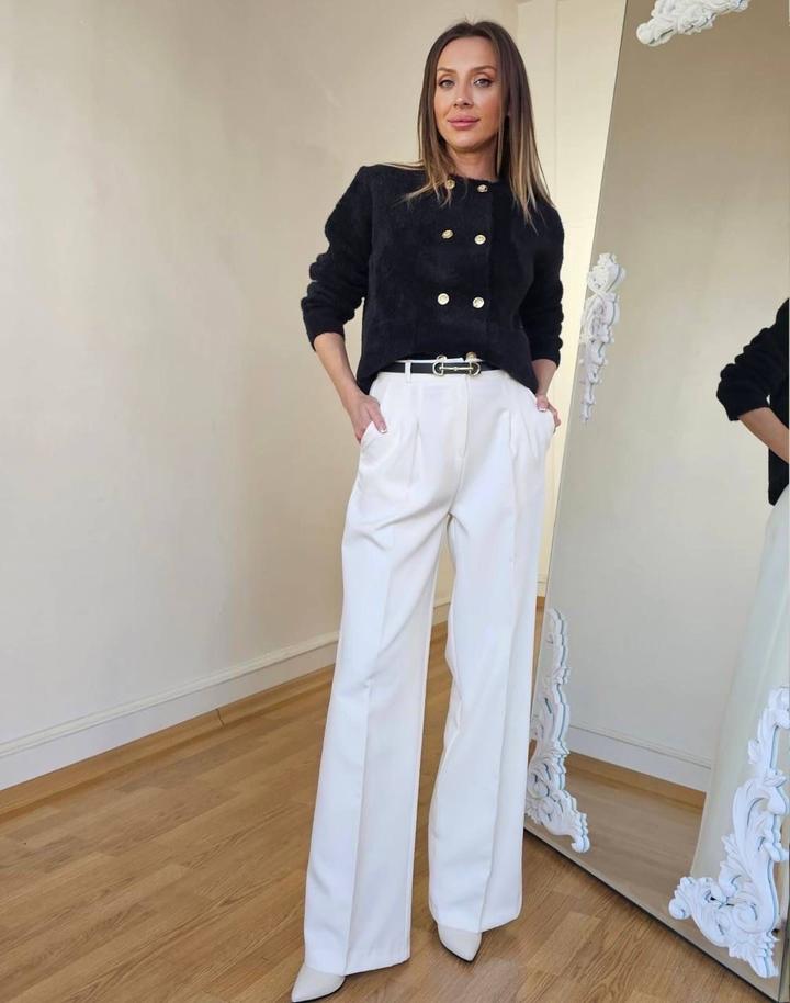 Брюки прямого кроя