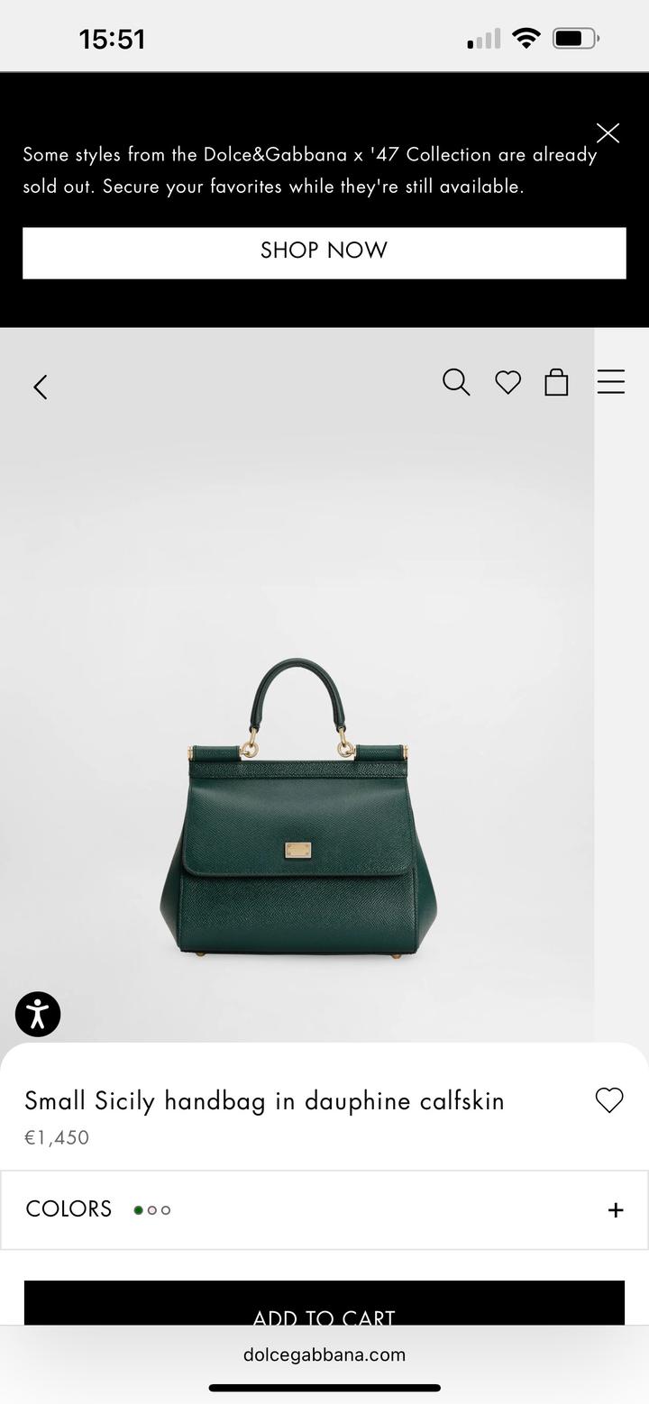 Dolce Gabbana Sicily mini