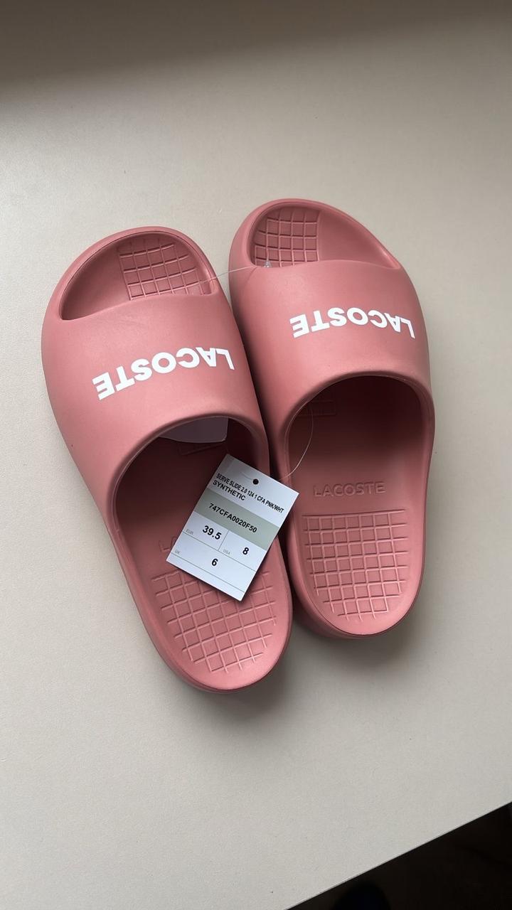 Шлепки Lacoste