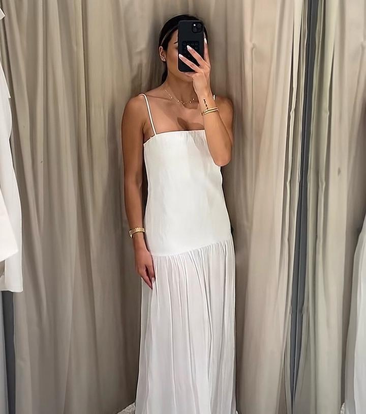 Платье Zara в эстетике the row , jil sander ..