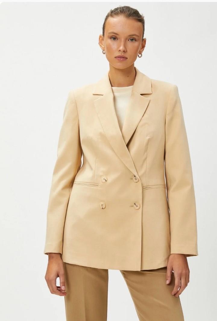 Пиджак Koton двубортный, размер 36, подходит для S, M