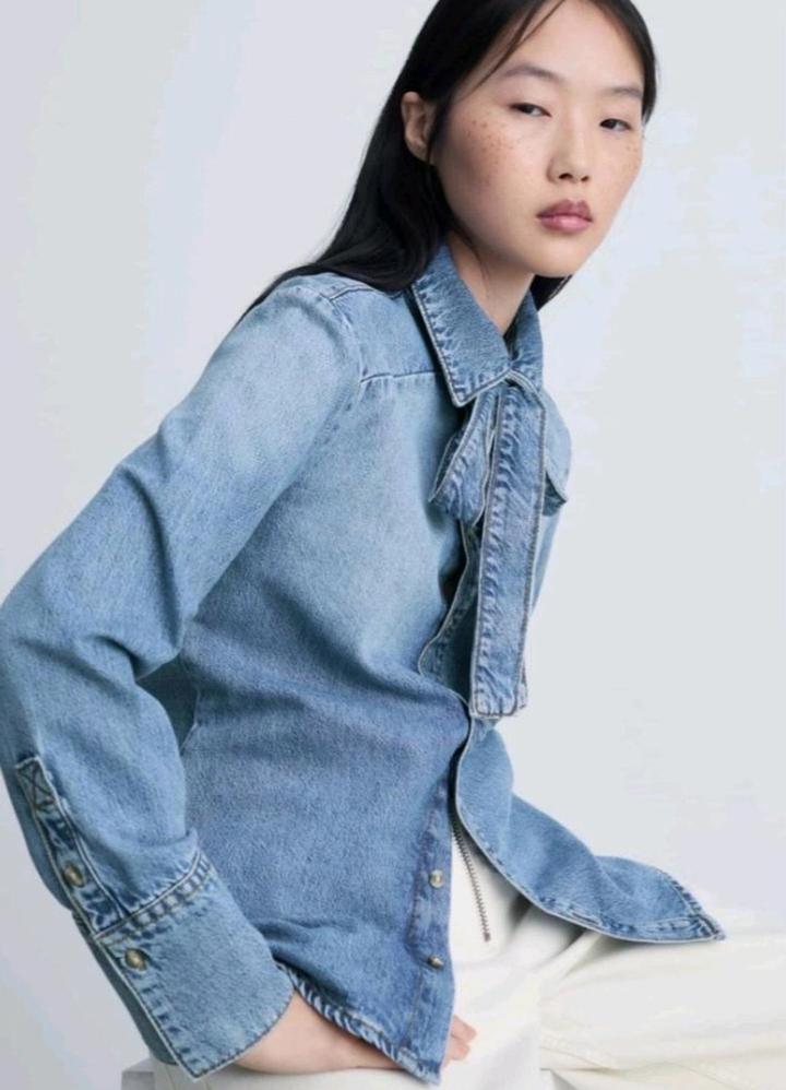 Джинсовая рубашка