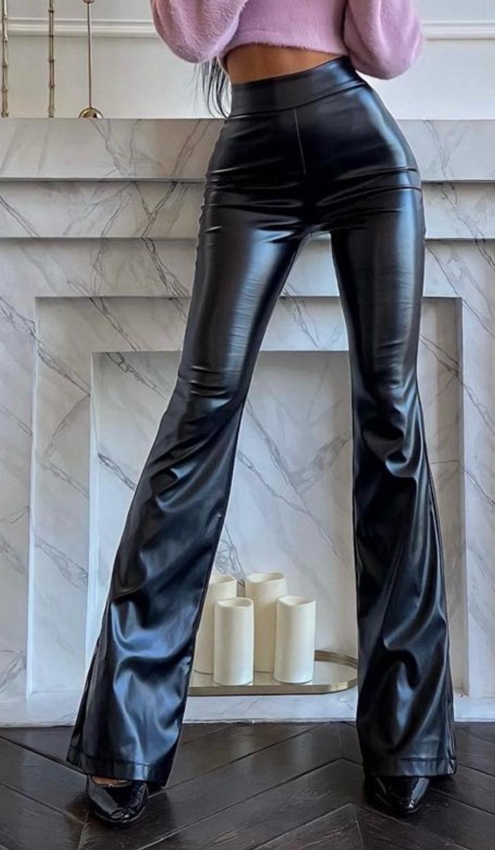 Брюки экокожа