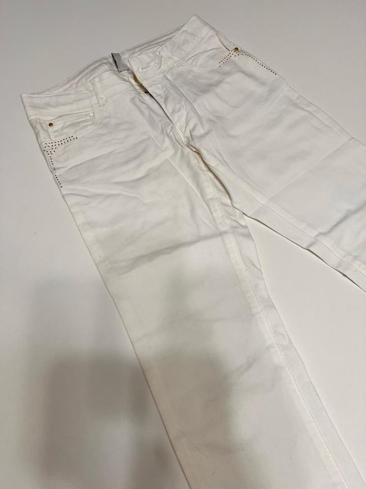 Брюки белые джинсовые Zara Kids