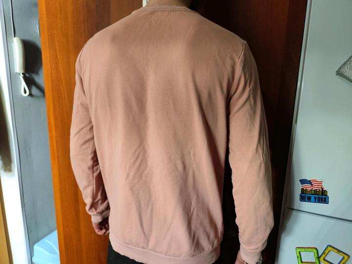 Свитшот пыльно-розовый с 3D надписью