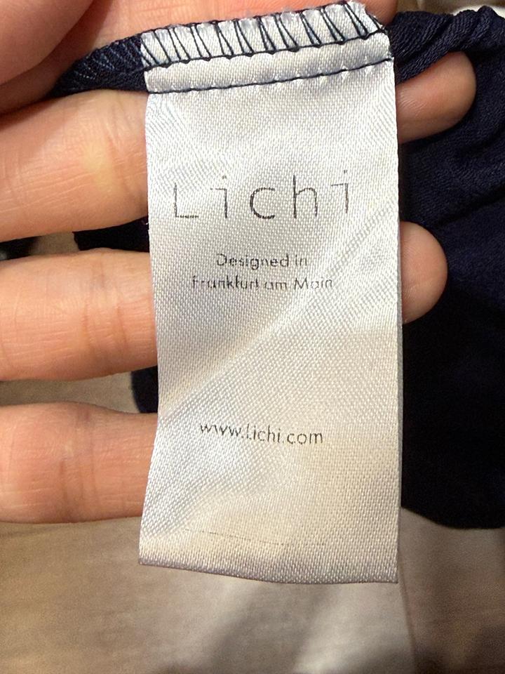 Темное синее платье Lichi