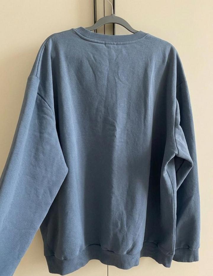 светло синий свитшот