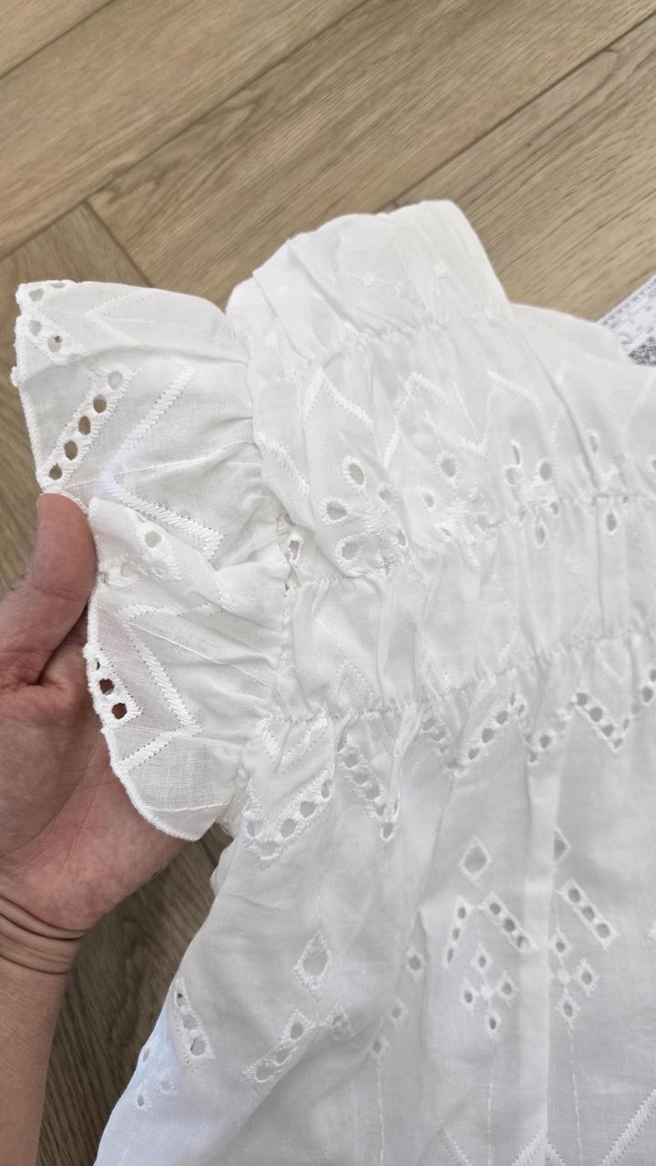 Кружева кофта от MANGO