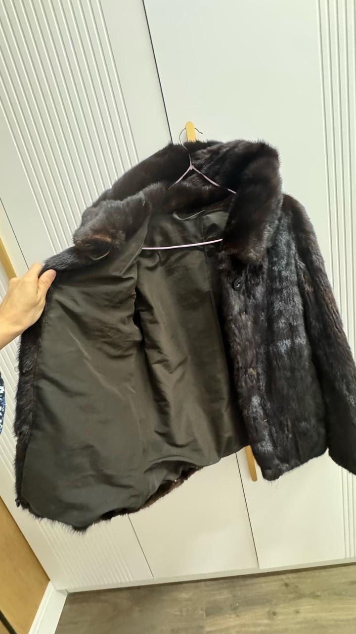 Норковая шуба .