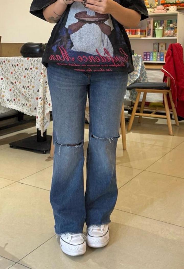 Джинсы рванки