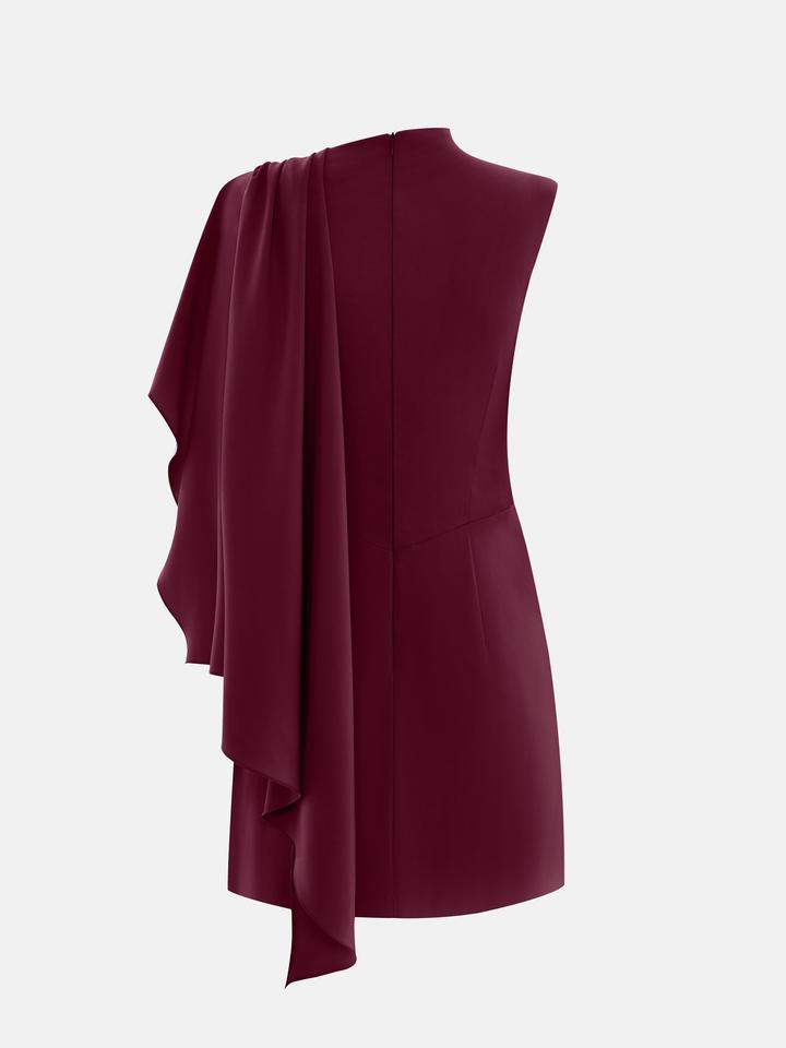 Бордовое платье Lichi