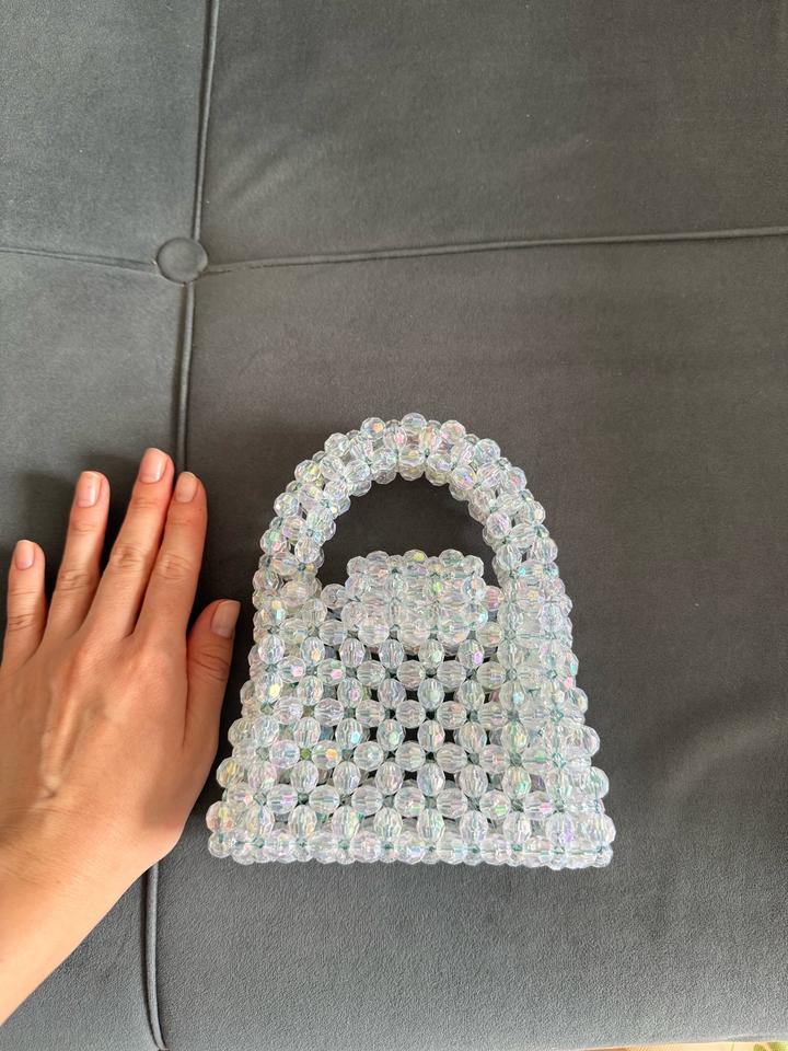 Эксклюзивная сумка из кристаллов (ручная работа)