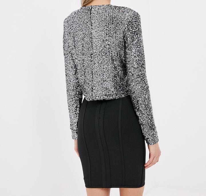 Болеро накидка серебряная