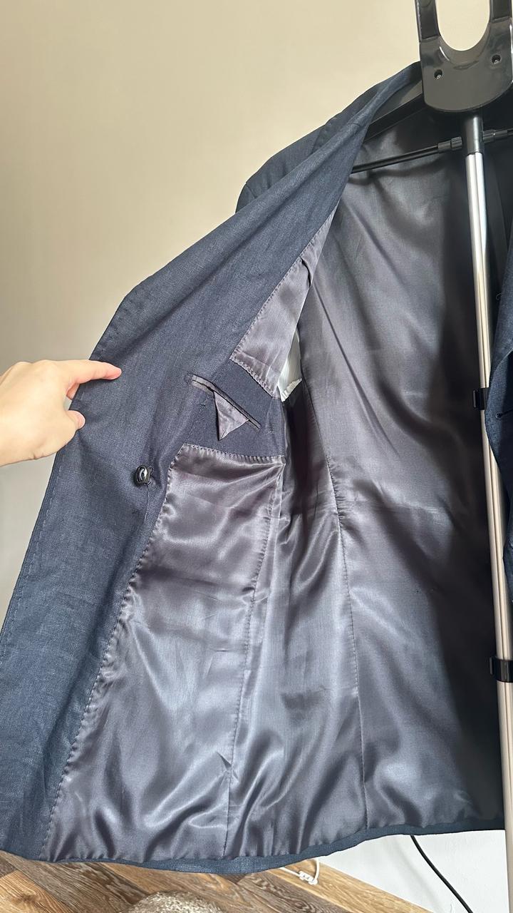 Пиджак 100% лён с подкладом