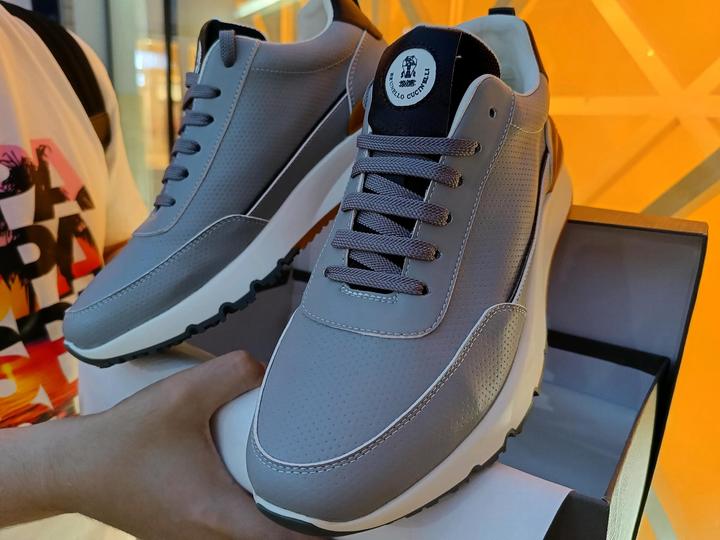 Brunello Cucinelli (серые кроссовки) мужские 41 размер | новые