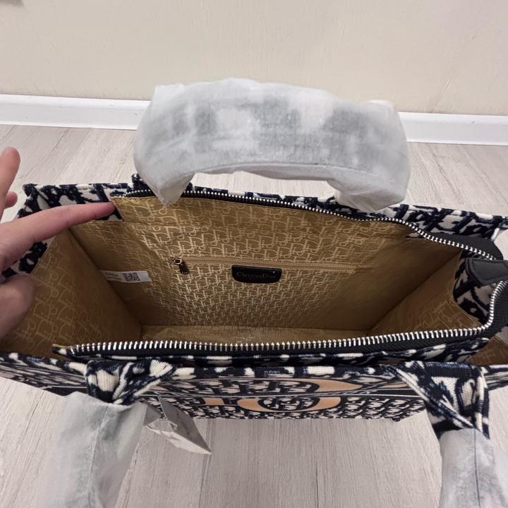 Шопер Dior Book Tote (текстиль)