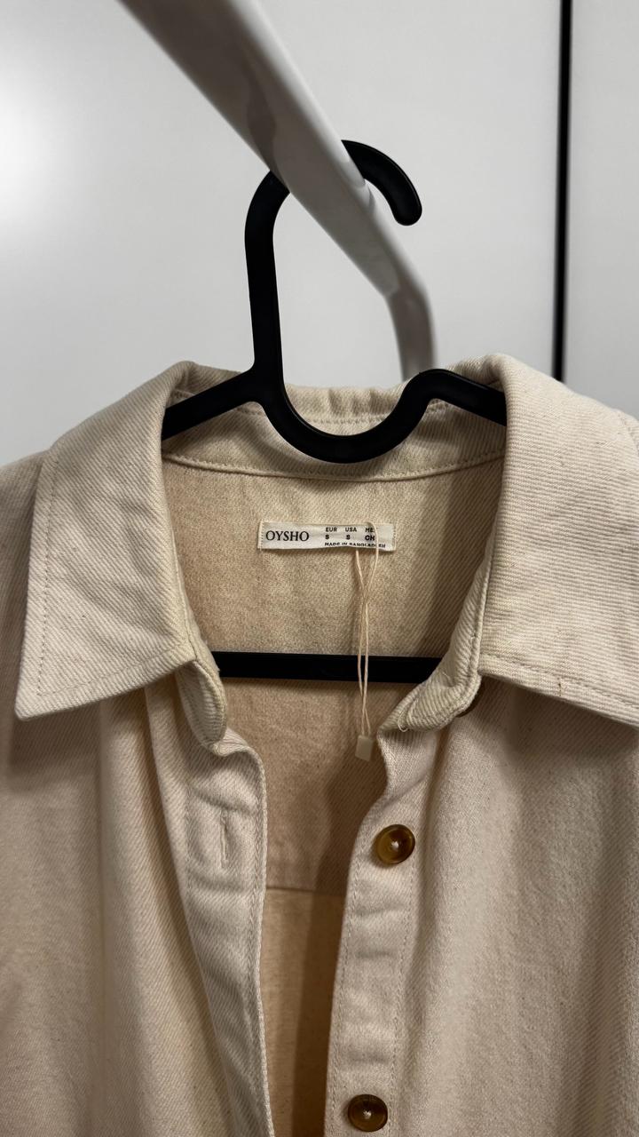 Джинсовая куртка-рубашка