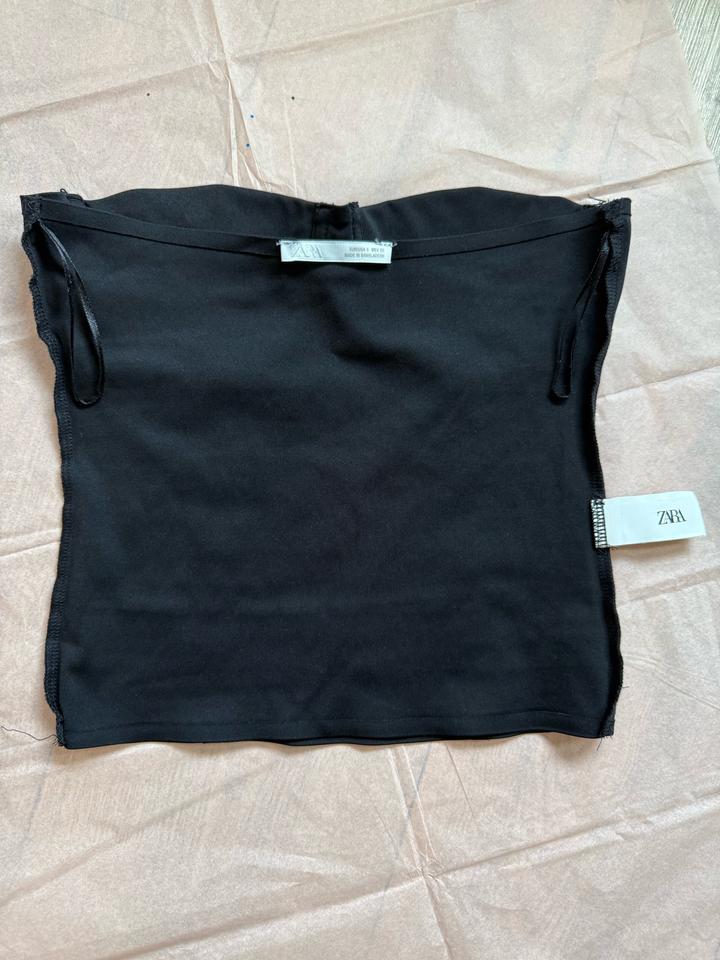 черный топ Zara