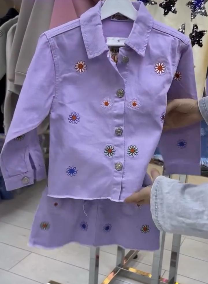 Комплект джинсовая