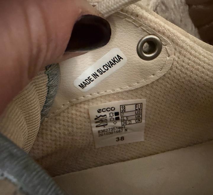 Кроссовки ECCO из натуральной кожи