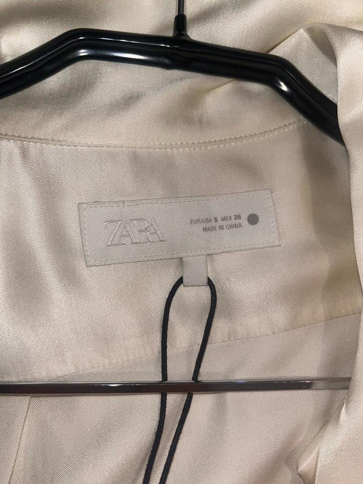 Атласная рубашка ZARA