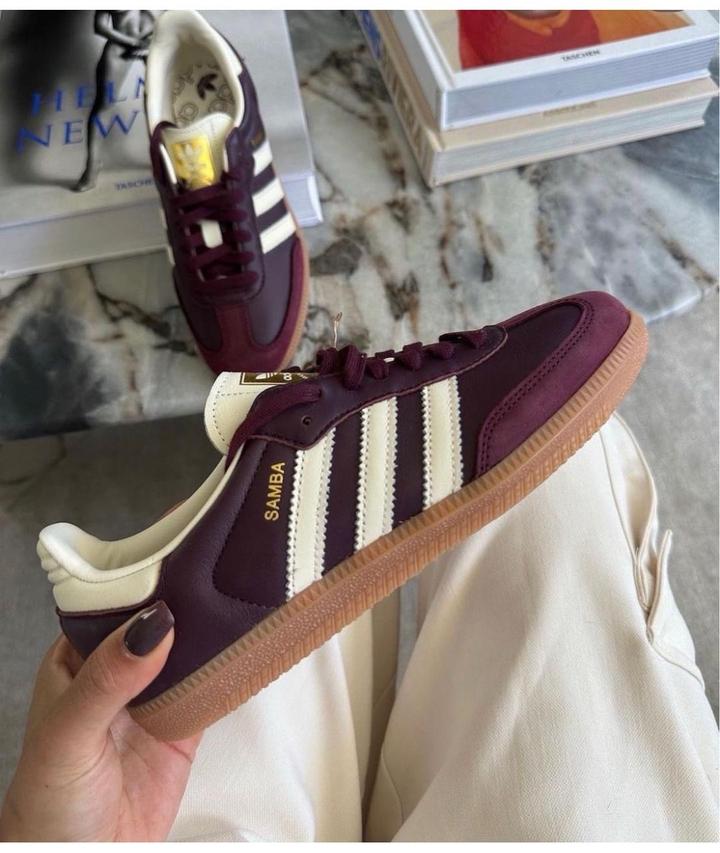 Кеды Adidas Samba burgundy