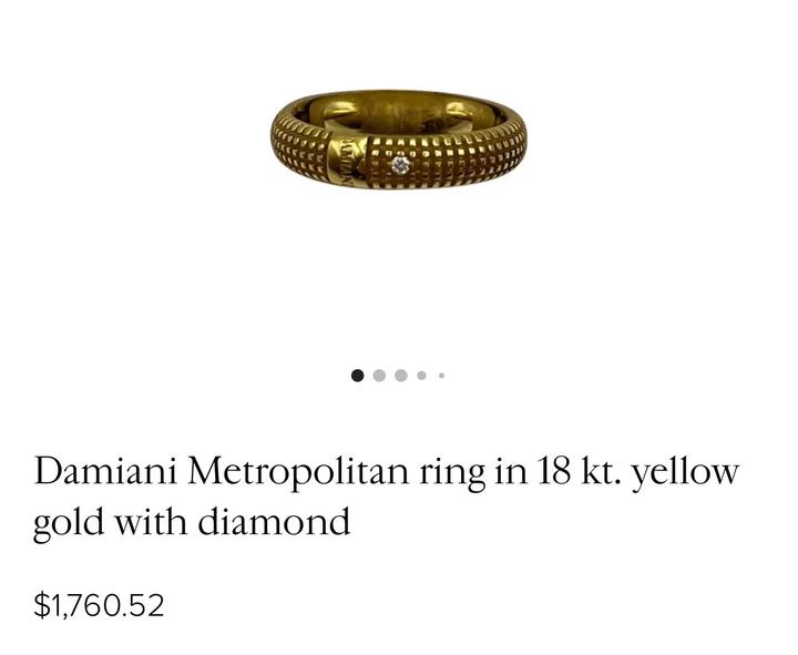 Кольцо Damiani Элегантное оригинальное кольцо от итальянского ювелирного дома