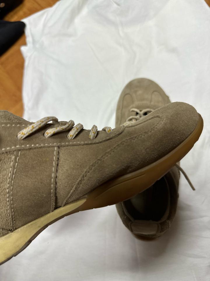 Замшевые кеды Massimo Dutti