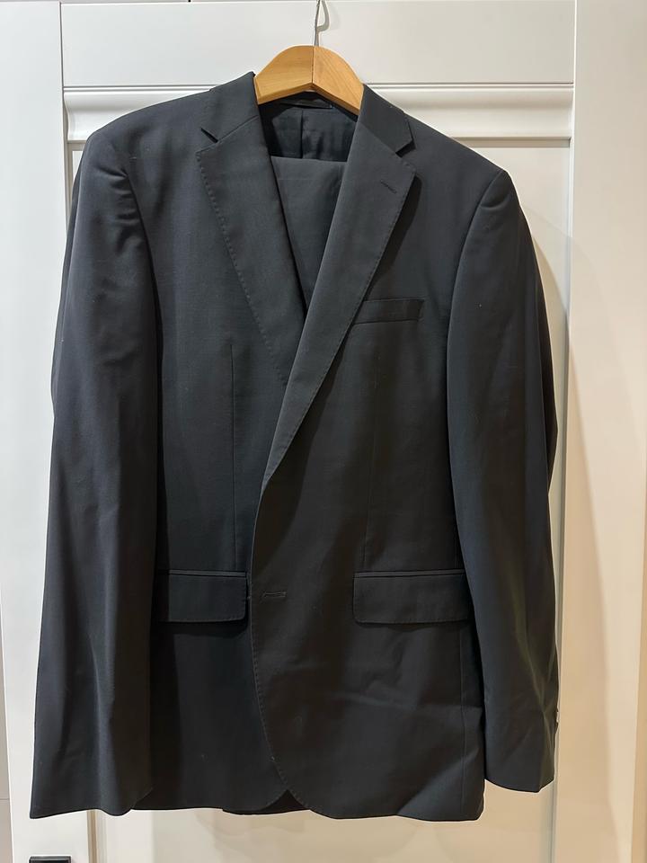 Классический костюм с однобортным пиджаком HUGO BOSS