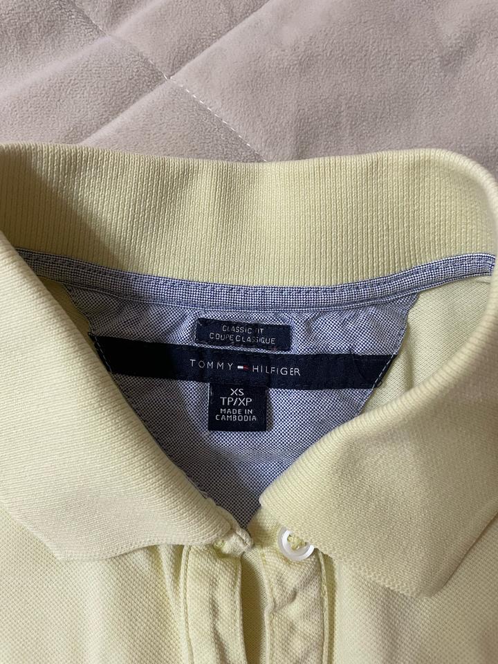 Желтая футболка поло Tommy Hilfiger