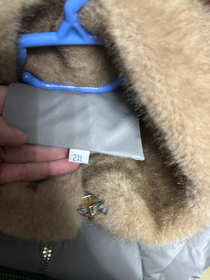 Зимняя куртка с норковым воротником