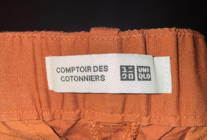 Брюки женские Uniqlo x Comptoir Des Cotonniers, зауженные, плиссирова