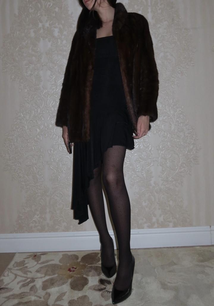 Винтажная норковая шуба