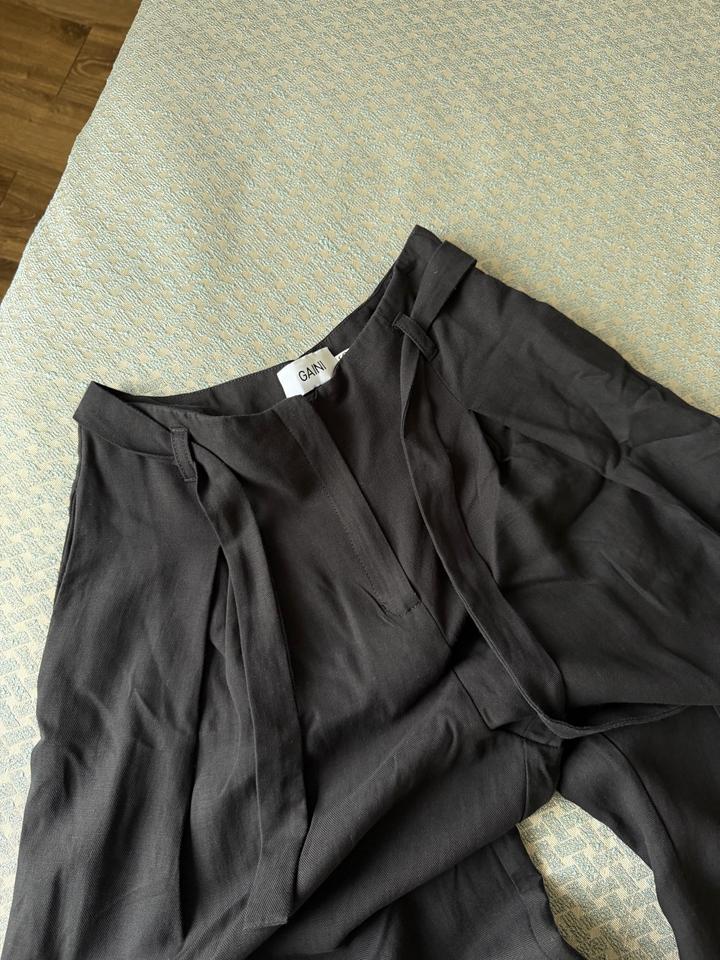 Черные широкие брюки