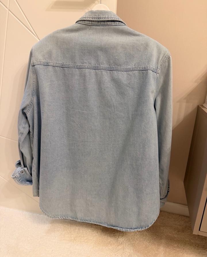 Джинсовая рубашка женская