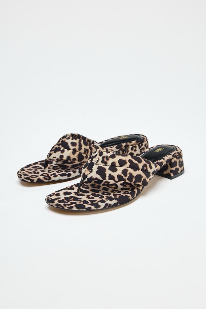 Мюли Zara леопардовые 39