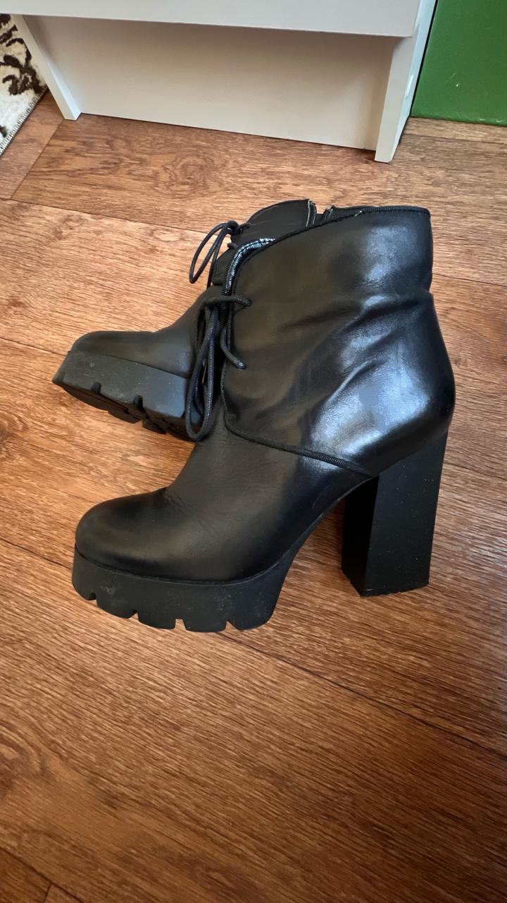 Ботильоны Кожа