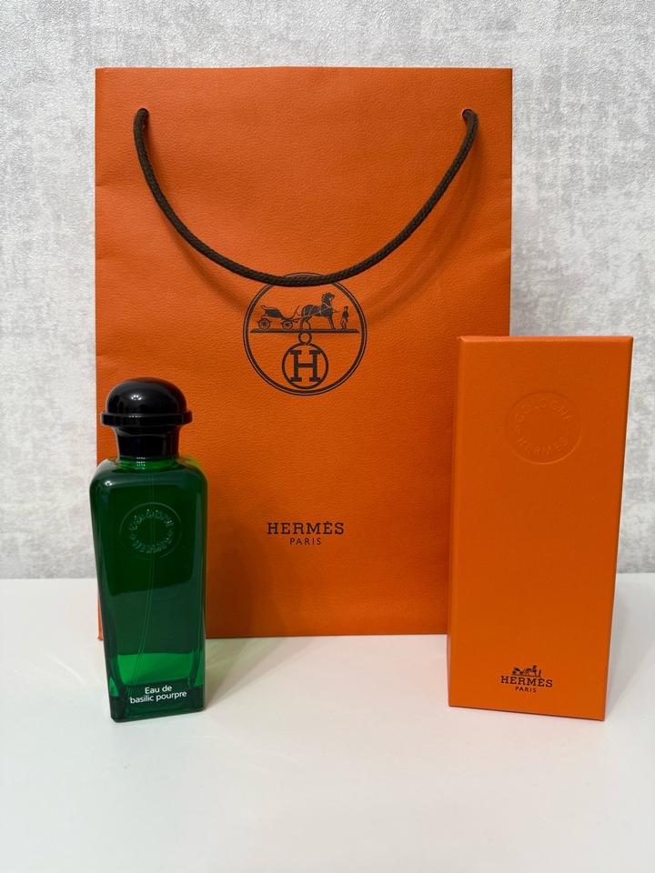 HERMÈS eau de basilic pourpre
