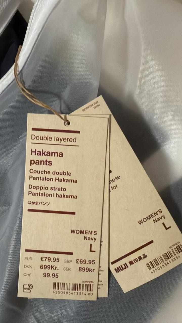 Юбка брюки Muji