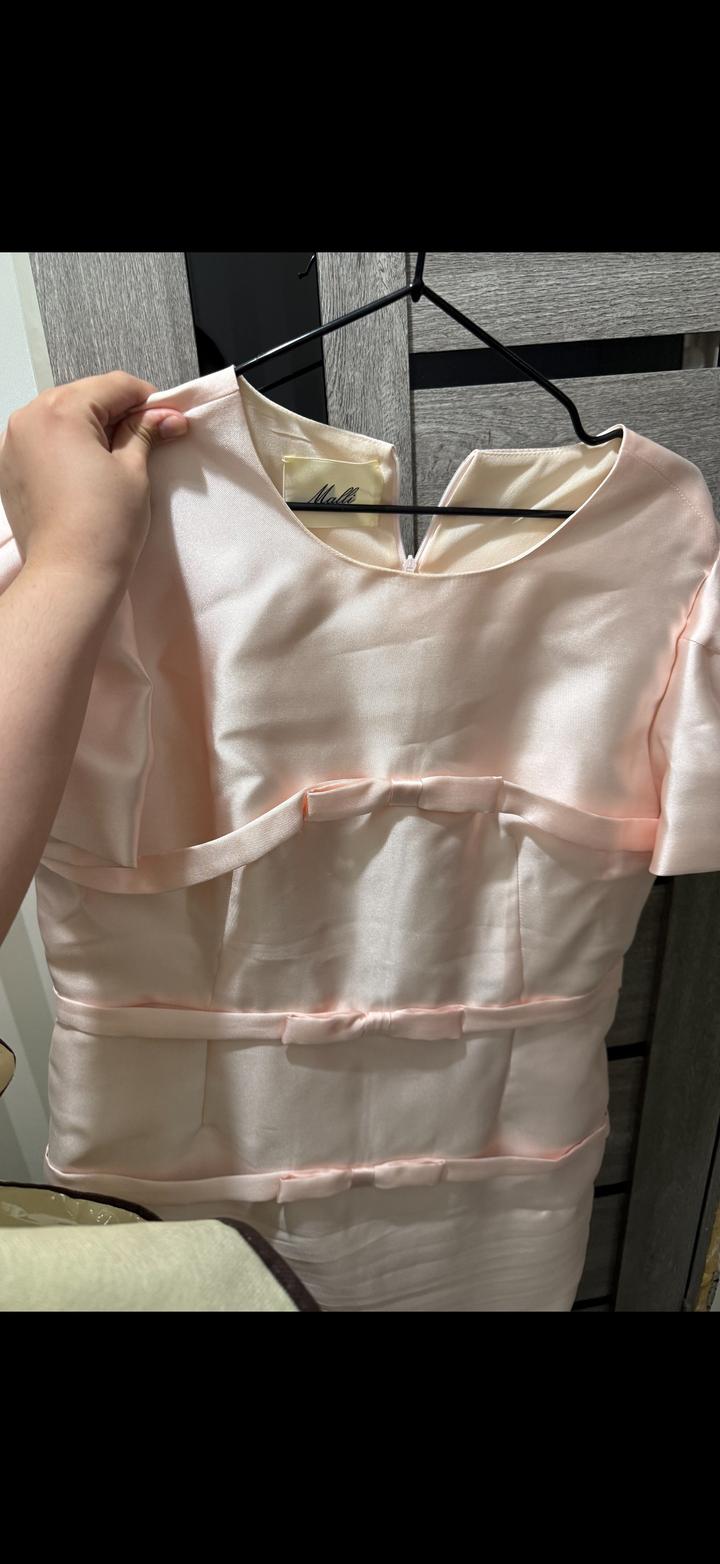 Нежно розовое платье Malli