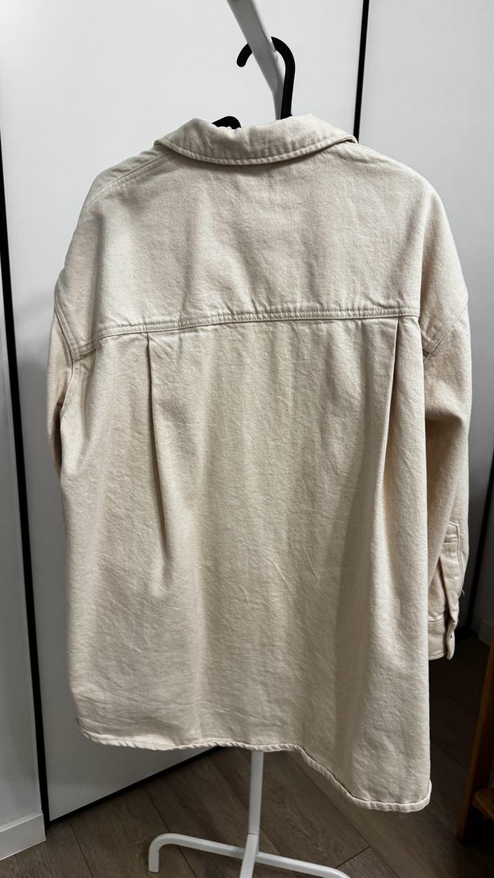 Джинсовая куртка-рубашка