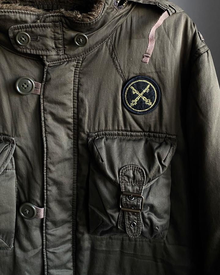 Uniqlo archive gasmask jacket/японская архивная куртка с карманами газмаск