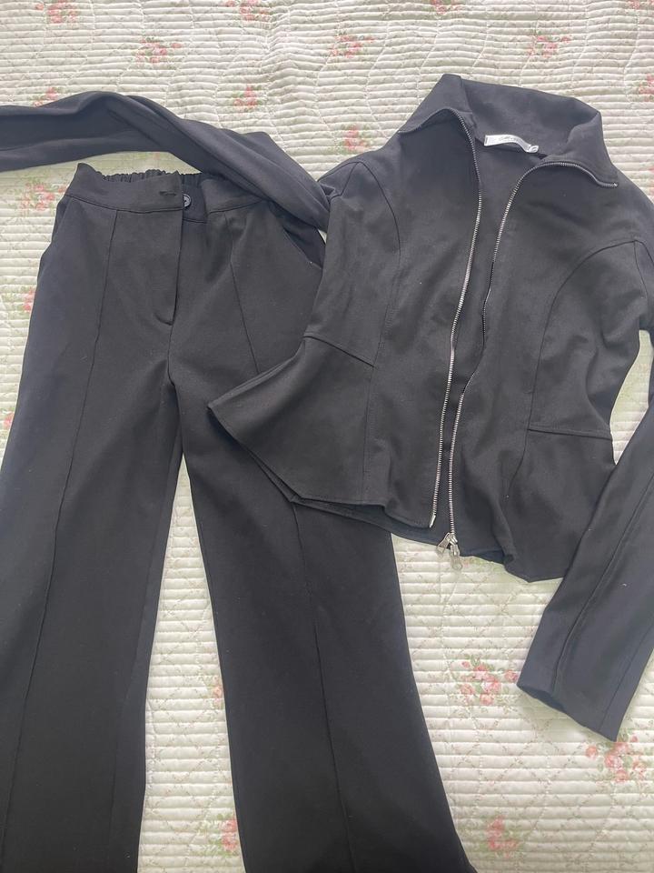 Черный костюм на повседневку или работу