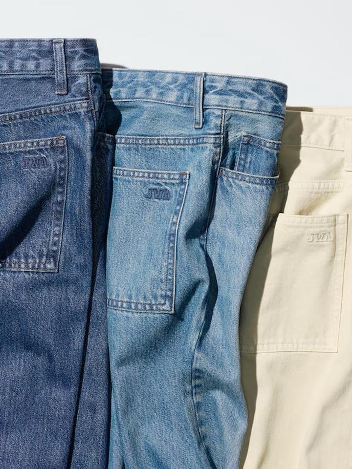 Uniqlo&WJ Anderson джинсы светлые