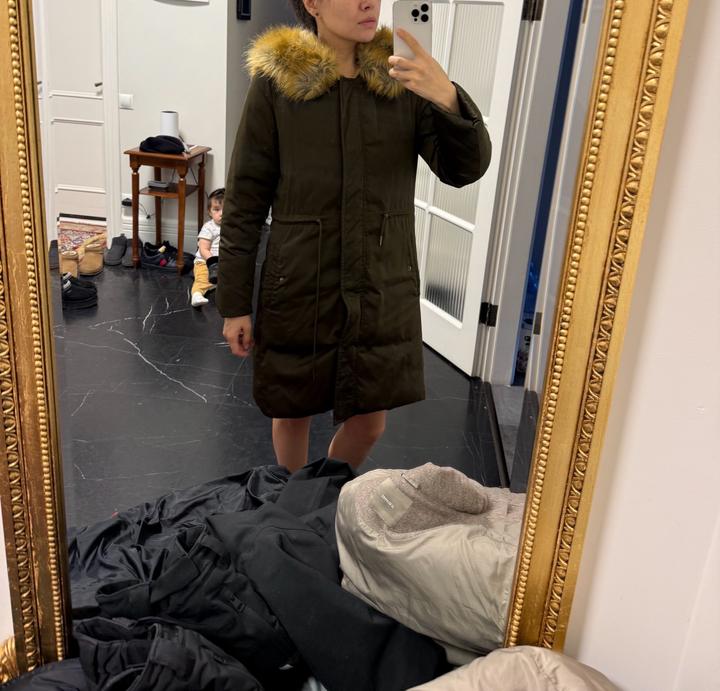 Пуховик пальто