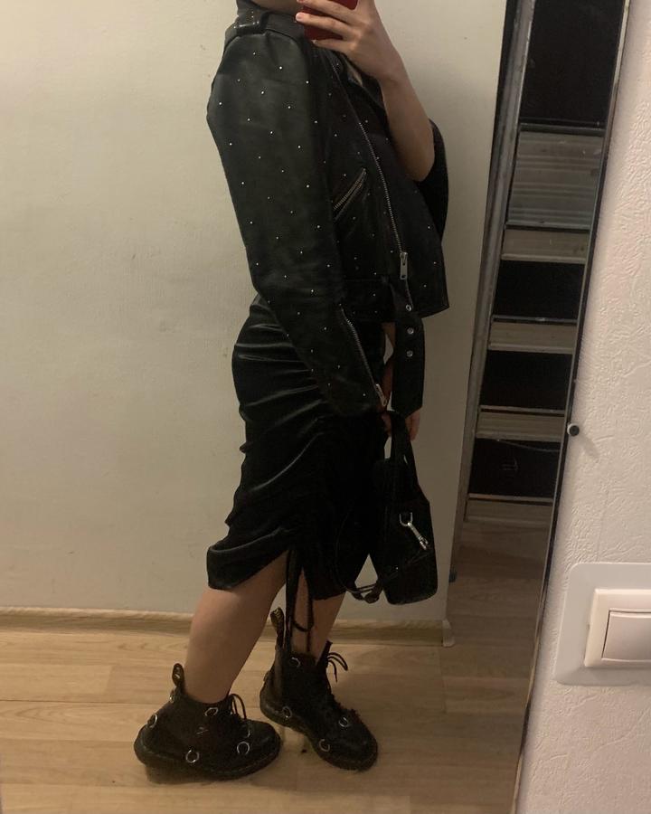 Платье шелковое