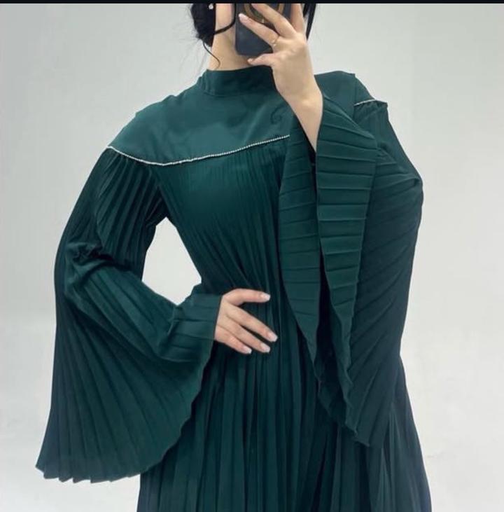 Платье гофре