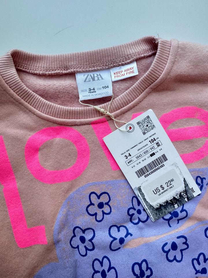 Свитшот детский 104 см Zara
