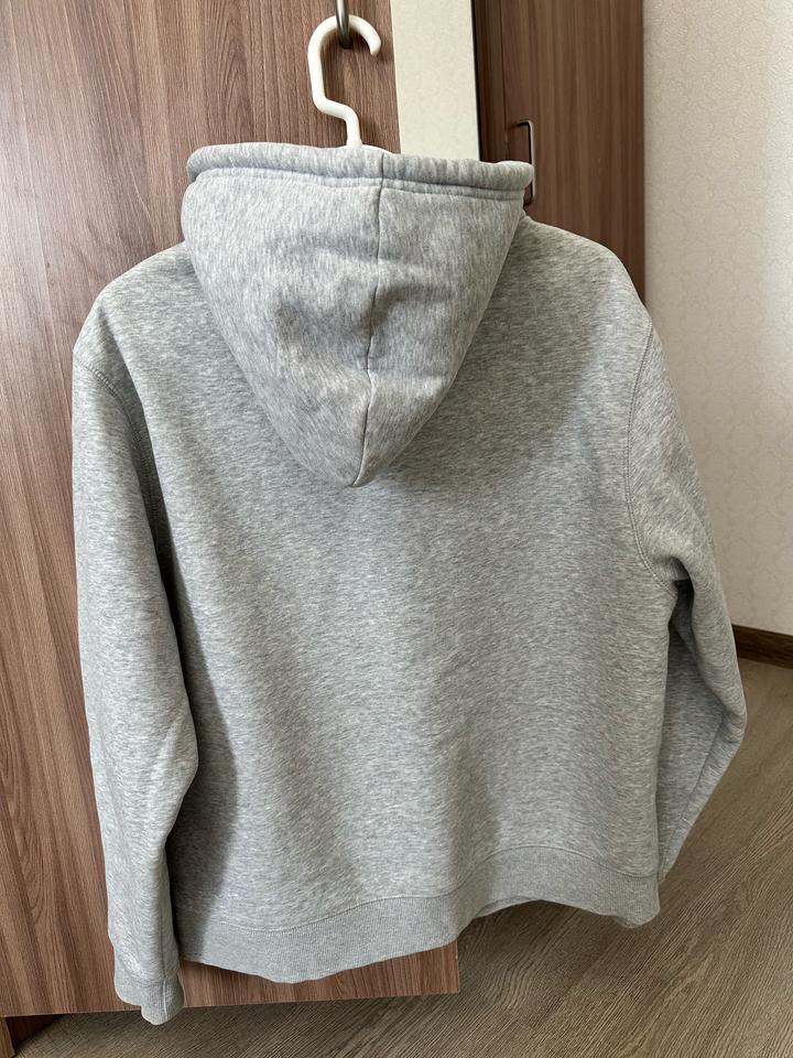 Худи QAZAQ REPUBLIC born qazaq серый